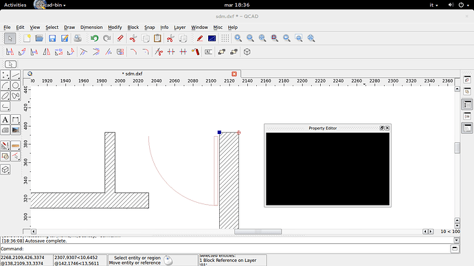 Property Editor freezes if block reference is selected - QCAD ...