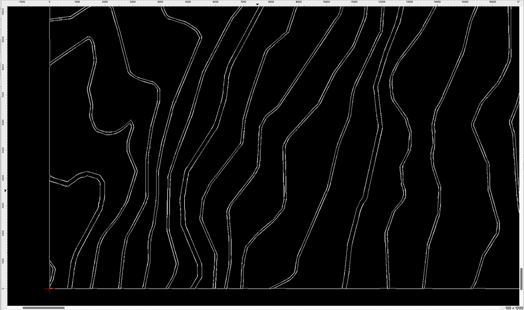 Topography Bitmap Trace bitmap - topo map contour lines - QCAD 'How Do I' Questions ...