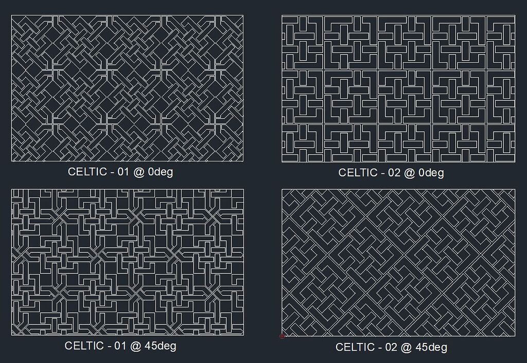 Free Hatch Patterns - QCAD 'Script Add-On & Plug-in challenge' - QCAD Forum