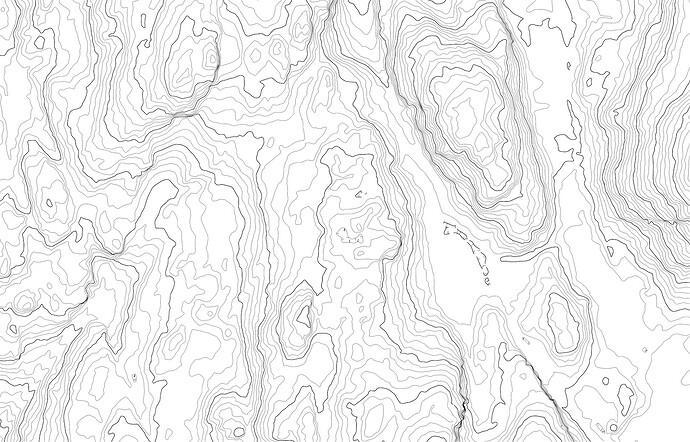 Topographic Bitmap Trace bitmap - topo map contour lines - QCAD 'How Do I' Questions ...