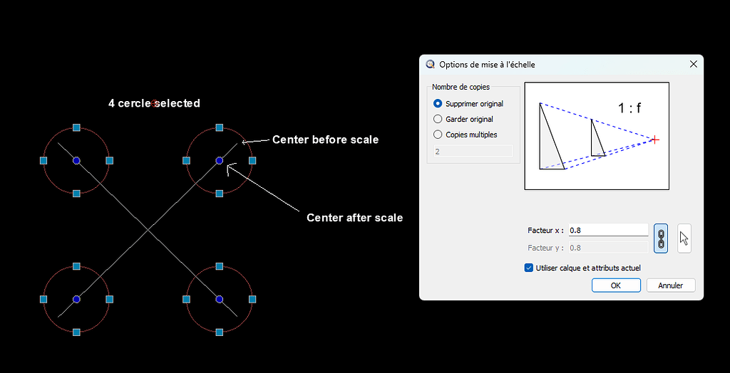 Scale center - QCAD Community Edition - QCAD Forum