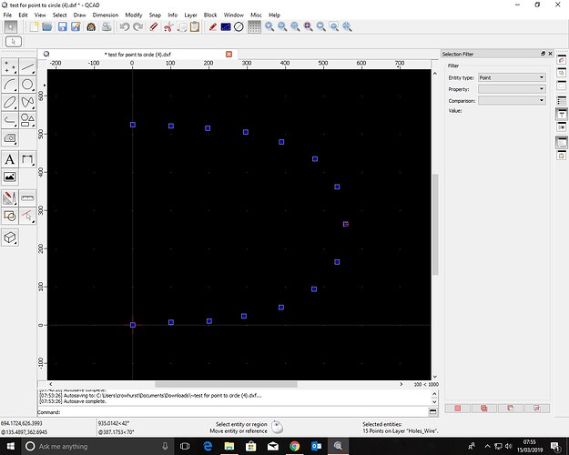 Can circles round points be removed - QCAD 'How Do I' Questions - QCAD ...