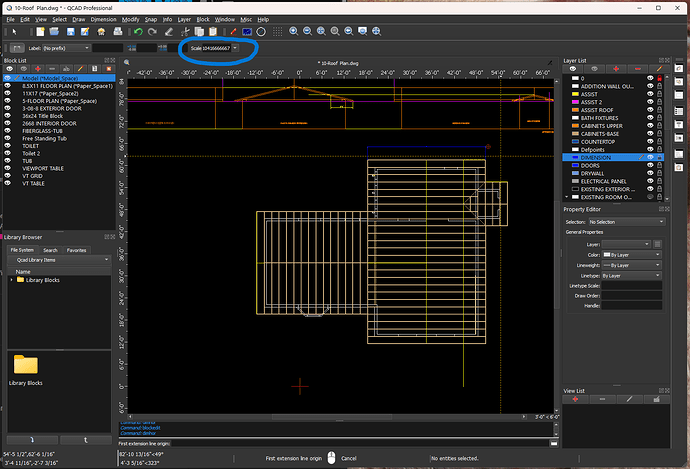 Dimension in Model Space