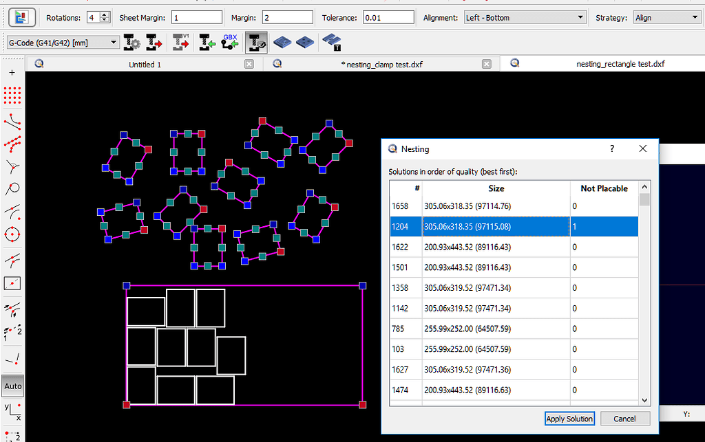 New nesting tool ... - QCAD Suggestions and Feedback - QCAD Forum
