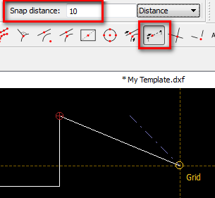 New command - SnapDistanceManual - QCAD 'Script Add-On & Plug-in ...
