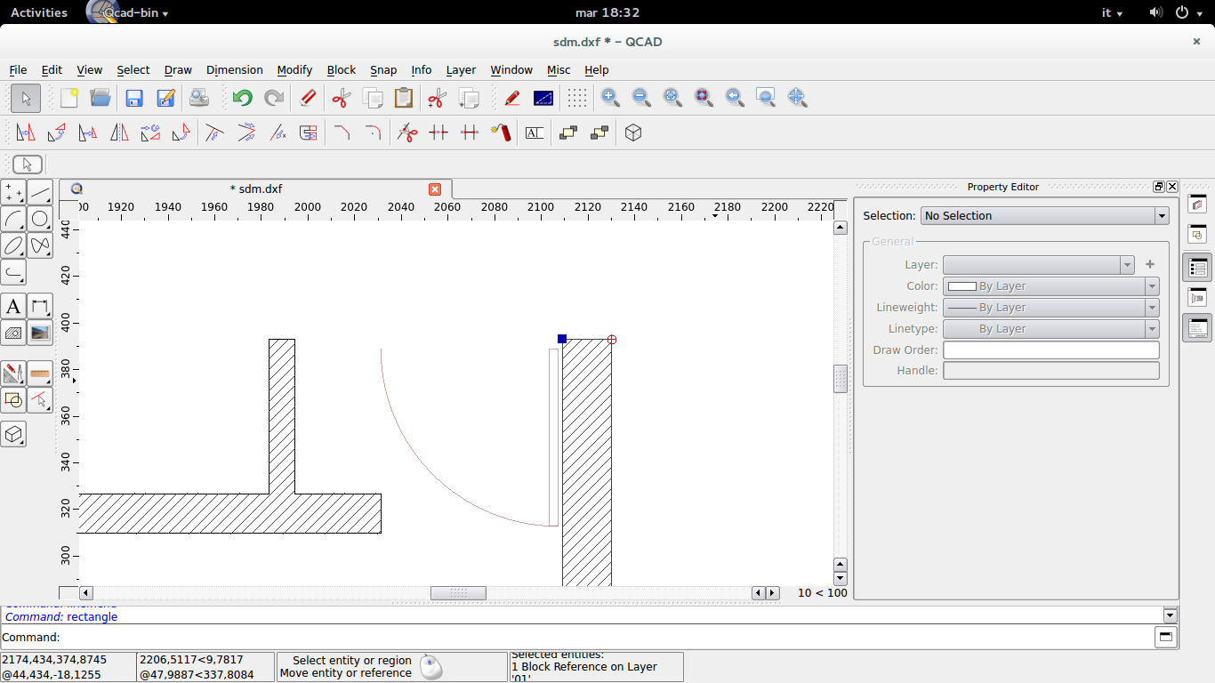 Property Editor freezes if block reference is selected - QCAD ...