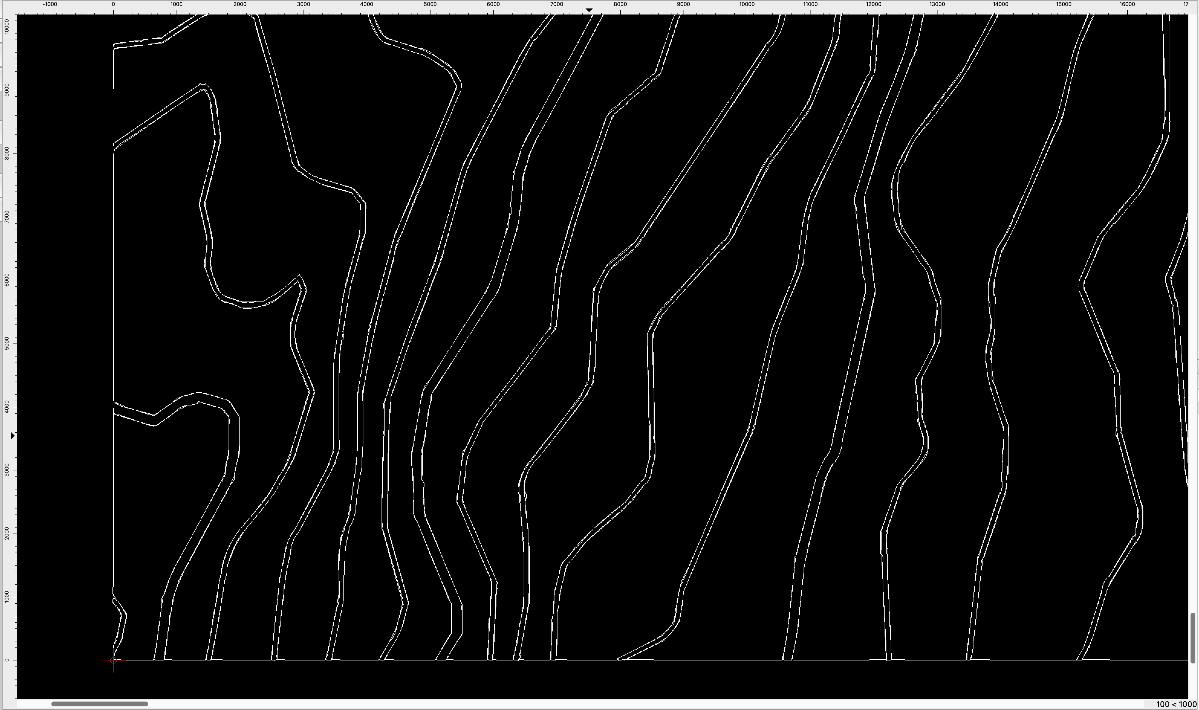 Topographic Bitmap Trace bitmap - topo map contour lines - QCAD 'How Do I' Questions ...