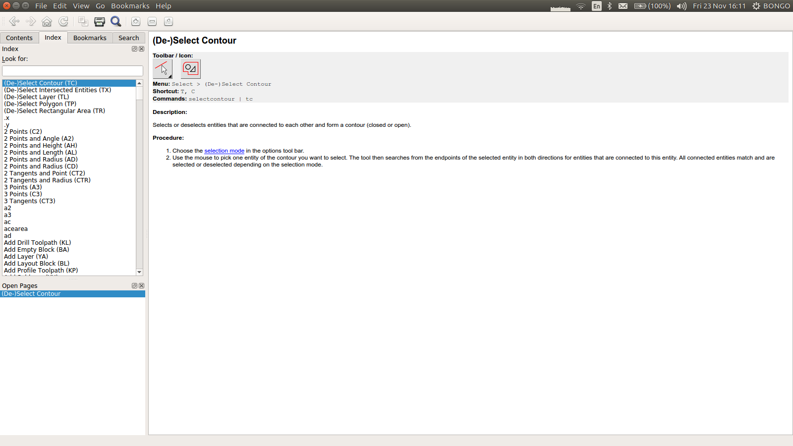 Search function in Reference manual - QCAD Installation and Upgrades ...