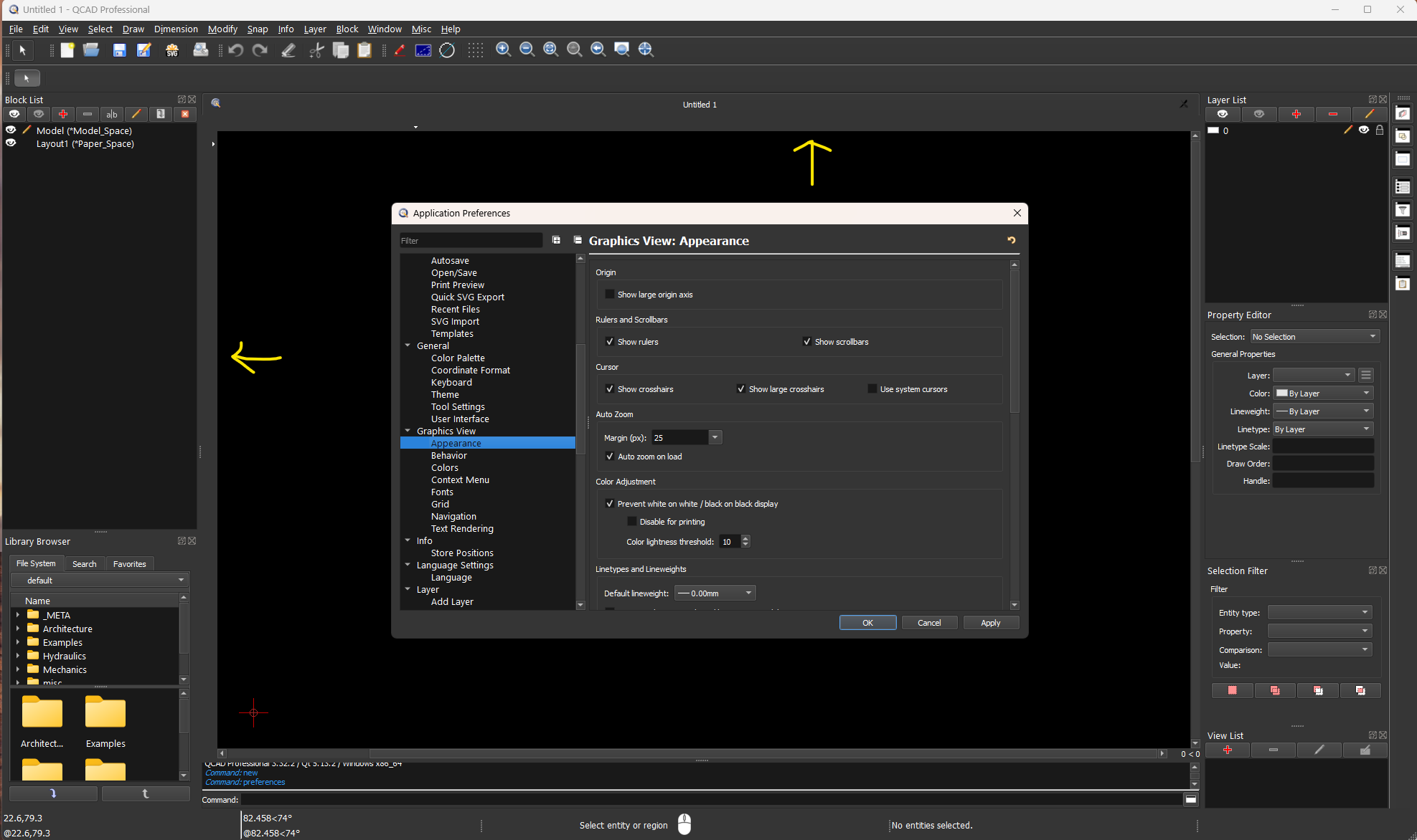 [Solved]Missing Ruler on Edge of Drawing Window - QCAD Troubleshooting ...