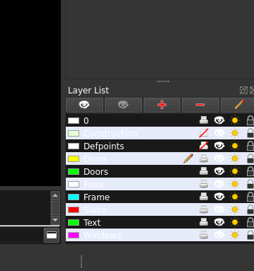[solved] Dark theme causing Layer List text to be unreadable - QCAD ...