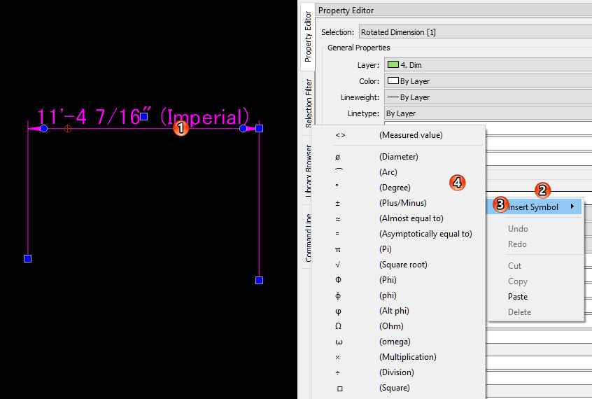 [solved] Editting a dimension text - QCAD 'How Do I' Questions - QCAD Forum