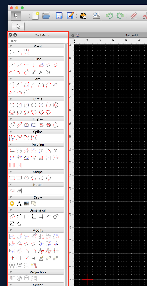 Starting Tools - QCAD Tips and Tutorials - QCAD Forum