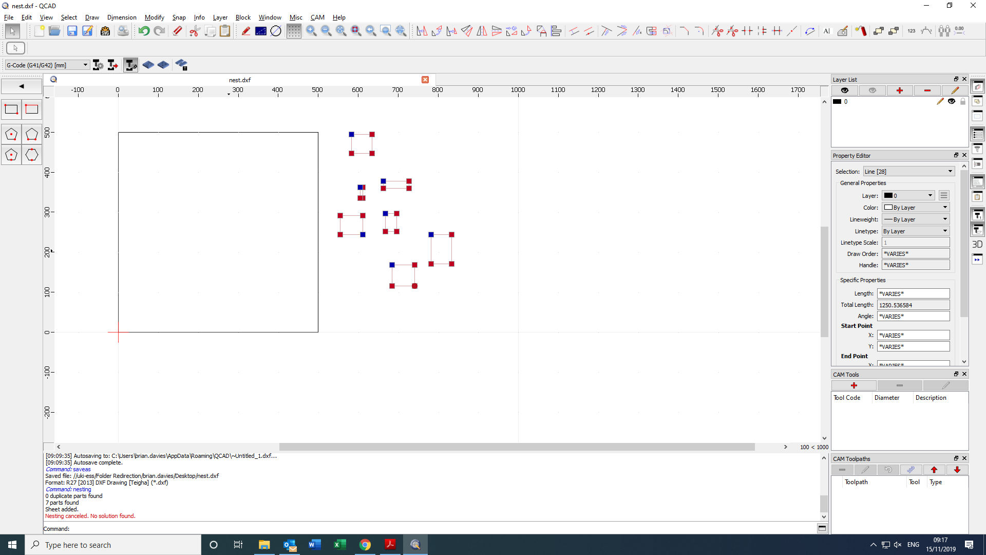 [Solved] - Nesting problem - QCAD/CAM - QCAD Forum