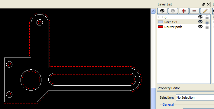 Increasing/decreasing outline size by a specific offset - QCAD 'How Do ...