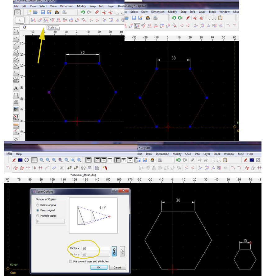 Projection isometrique - QCAD Professional - QCAD Forum