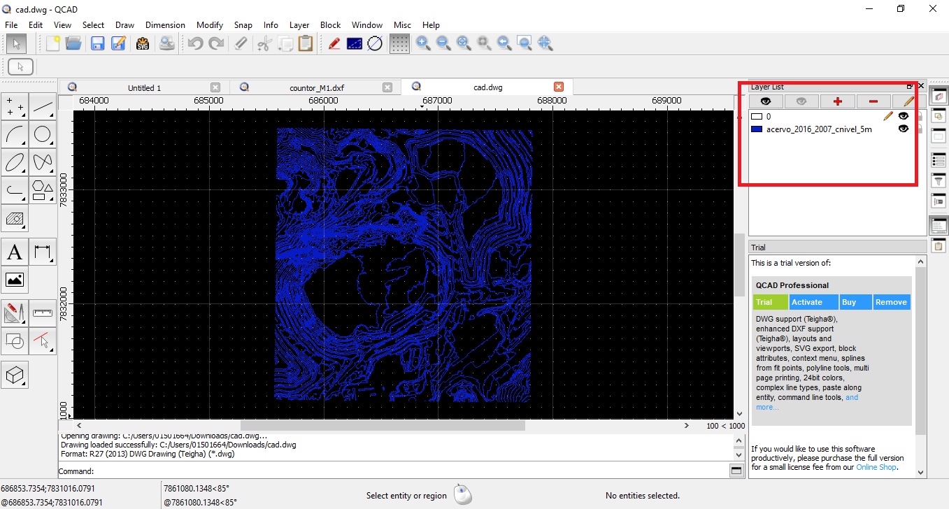 URGENT: to separate layers in Dwg / dxf - QCAD 'How Do I' Questions ...