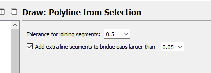 Polyline from selection without changing line angles - QCAD 'How Do I ...