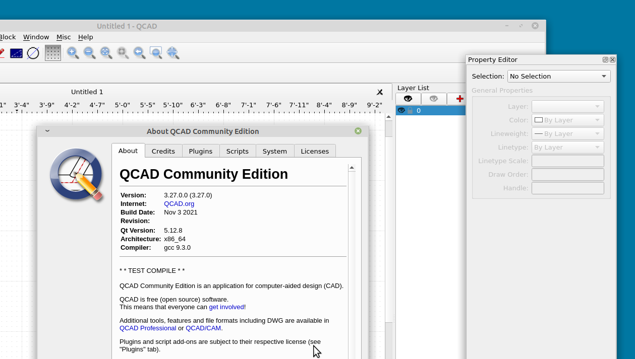 [solved] Widgets always appear below main window - QCAD Troubleshooting ...